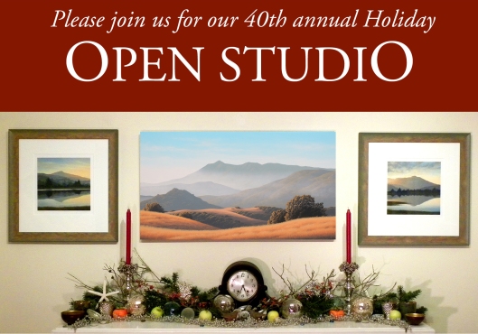 Marin landscape, oil paintings, lyrical work will be shown at Steve Emery & Kathleen Lipinski's 40th annual open studio.